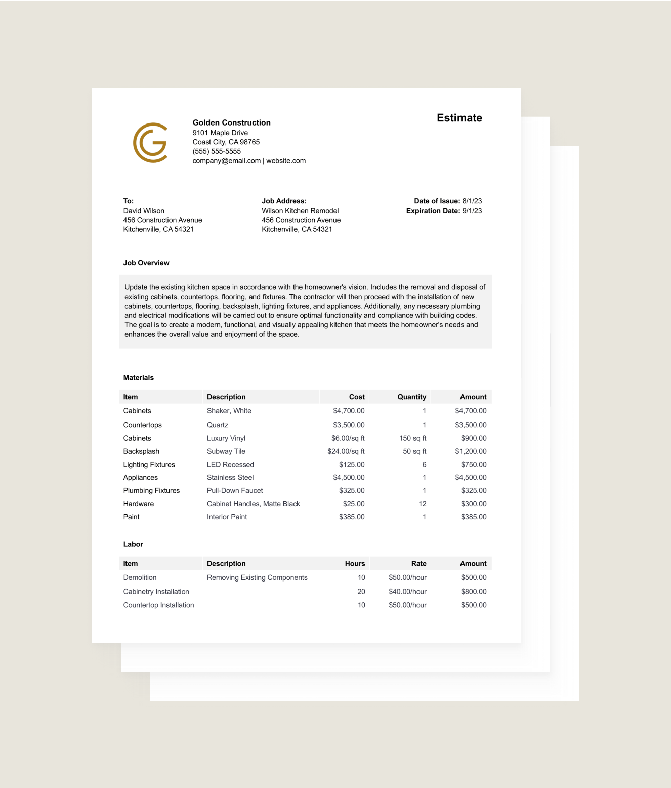Free Remodeling Estimate Template & How-To Guide | Houzz Pro free-remodeling-estimate-template-how-to-guide-houzz-pro