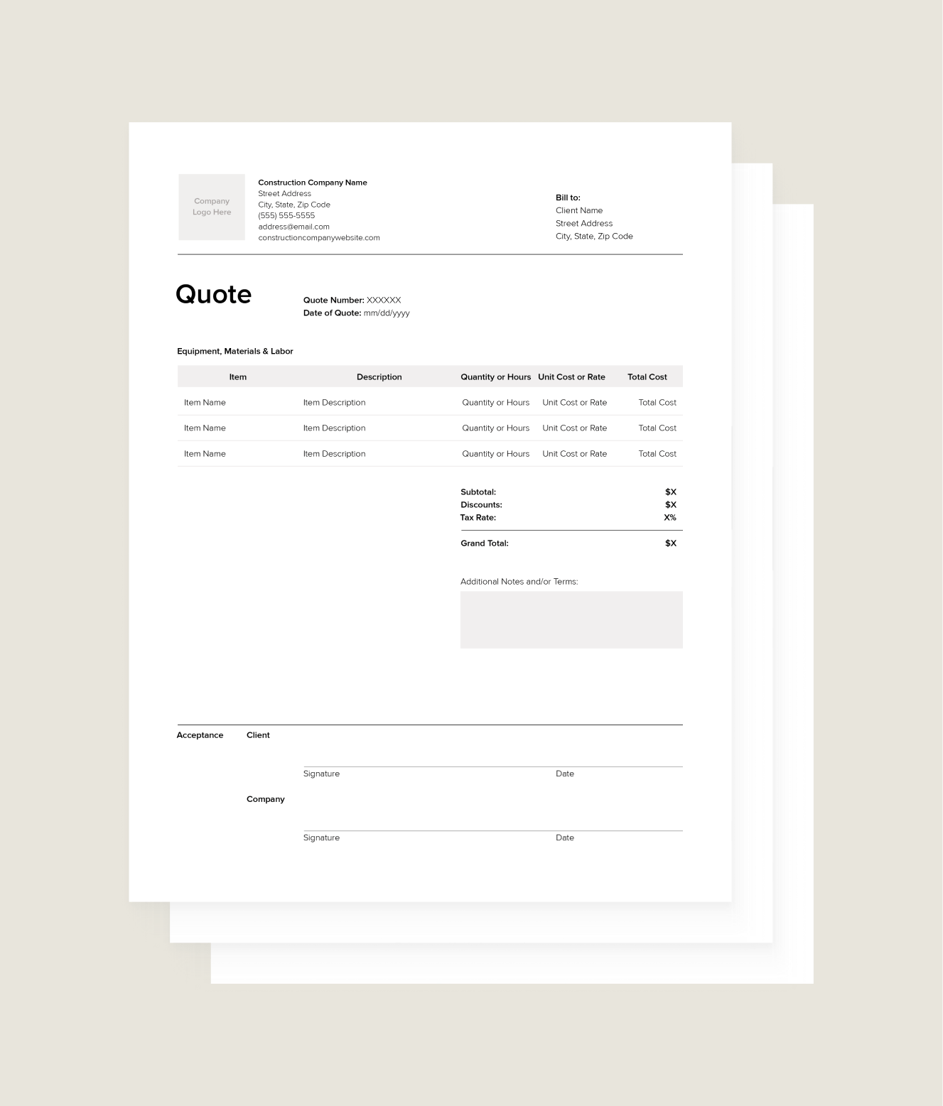 free-construction-quote-template-how-to-guide-houzz-pro
