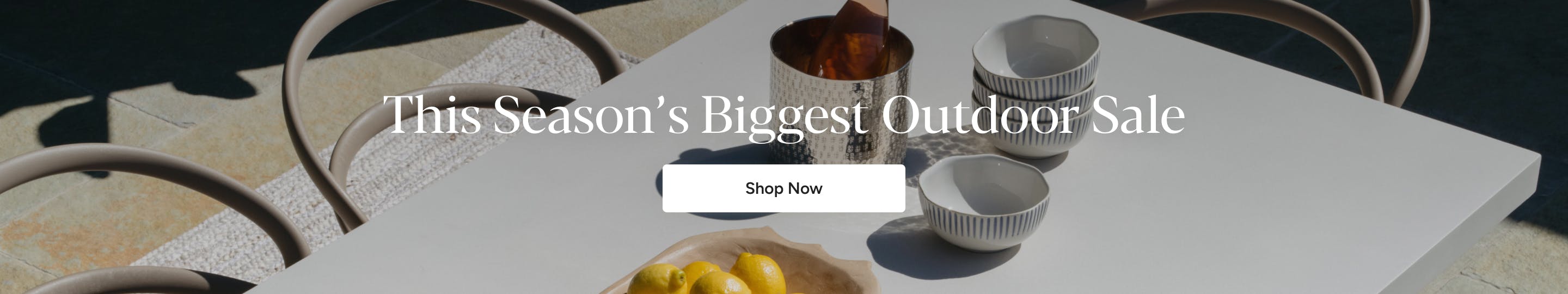 This Season's Biggest Outdoor Sale