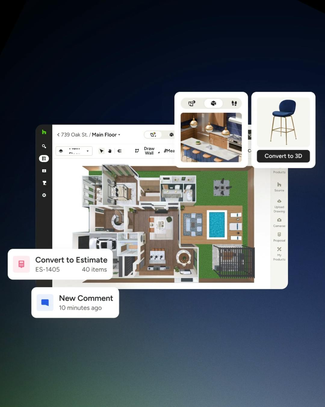 3D Floor Plan Home Design Software - Professional 3D Room Planner, image size:1080x1350