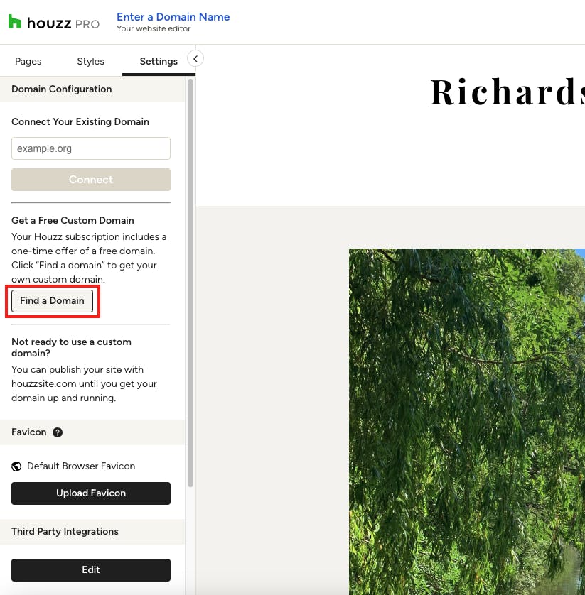 Setting Up A Domain For Your Houzz Managed Website Houzz setting-up-a-domain-for-your-houzz-managed-website-houzz