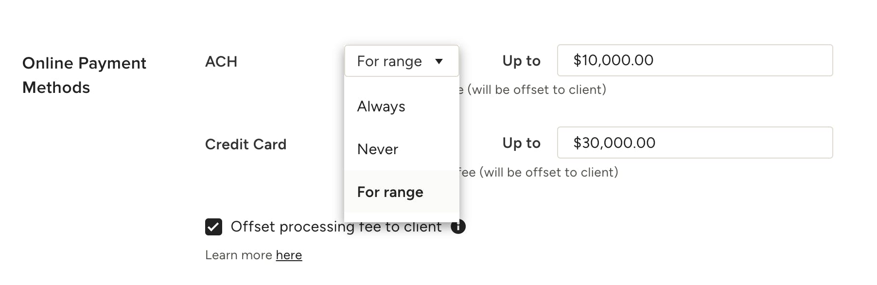 How to Edit the Payment Method Settings Houzz