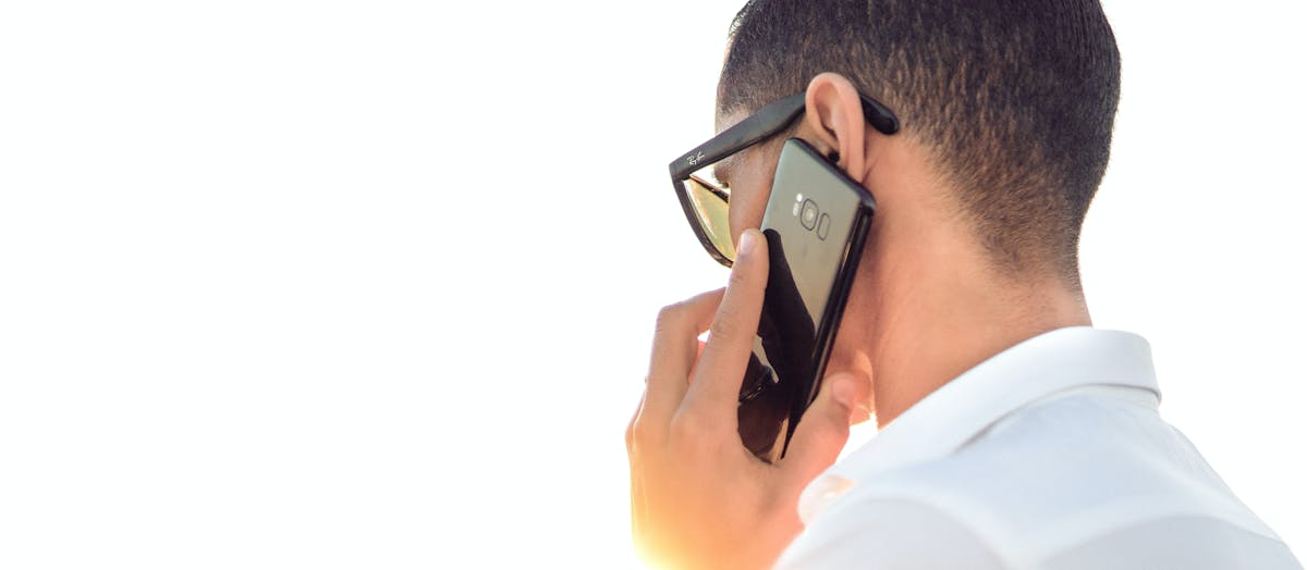 talking on phone