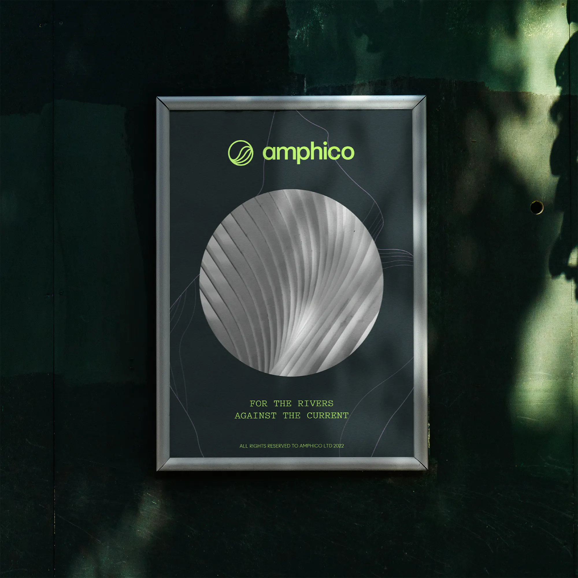 Amphico out-of-home poster by HOW+HOW