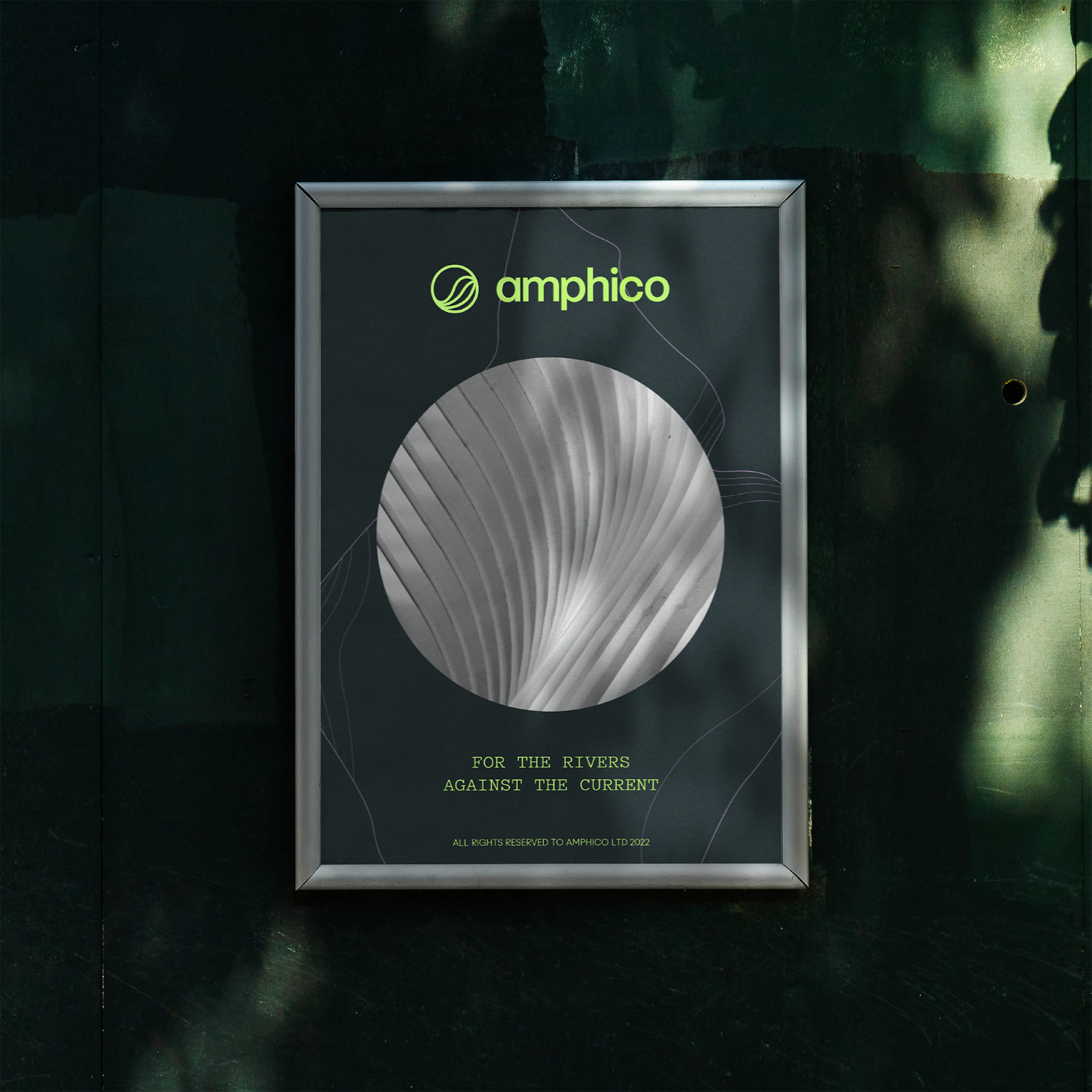 Amphico out-of-home poster by HOW+HOW