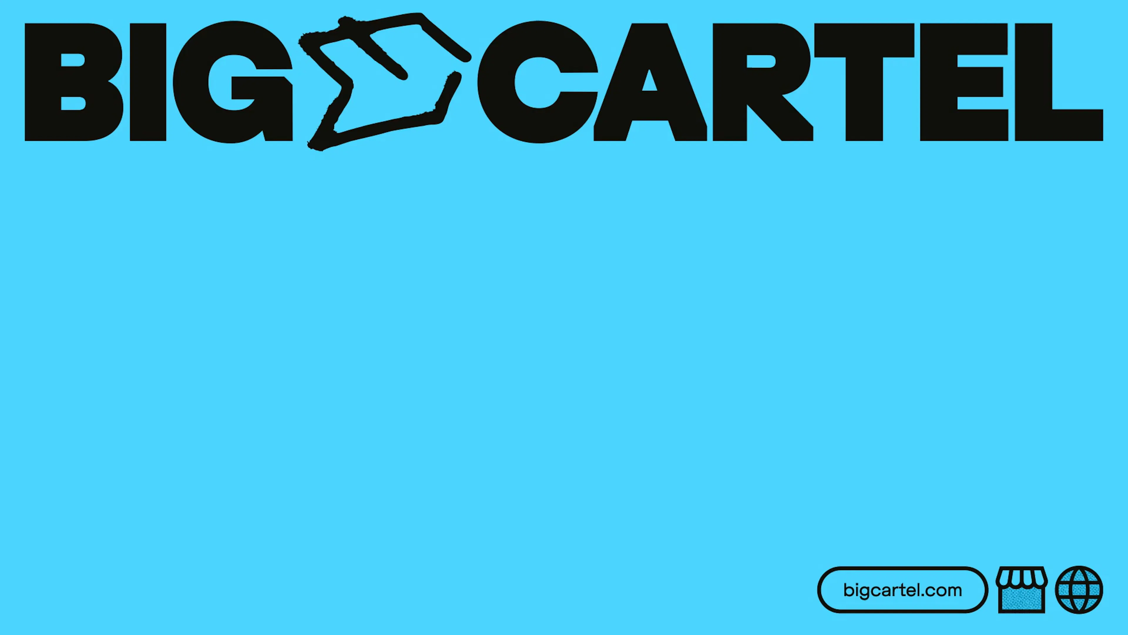 Big Cartel brand identity by HOW+HOW, with the scrappy wordmark and hand-drawn icons