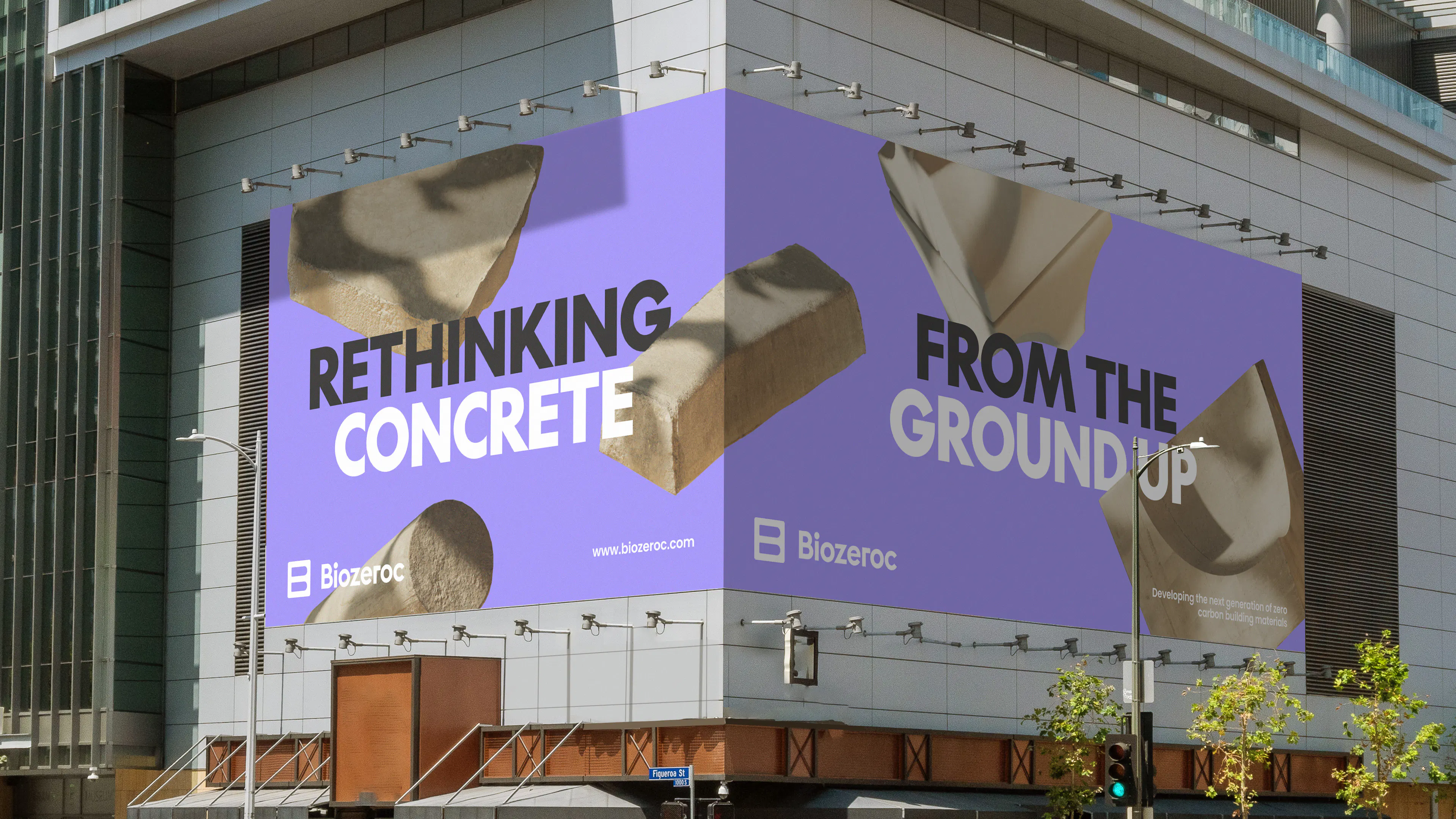 Biozeroc out-of-home advertising