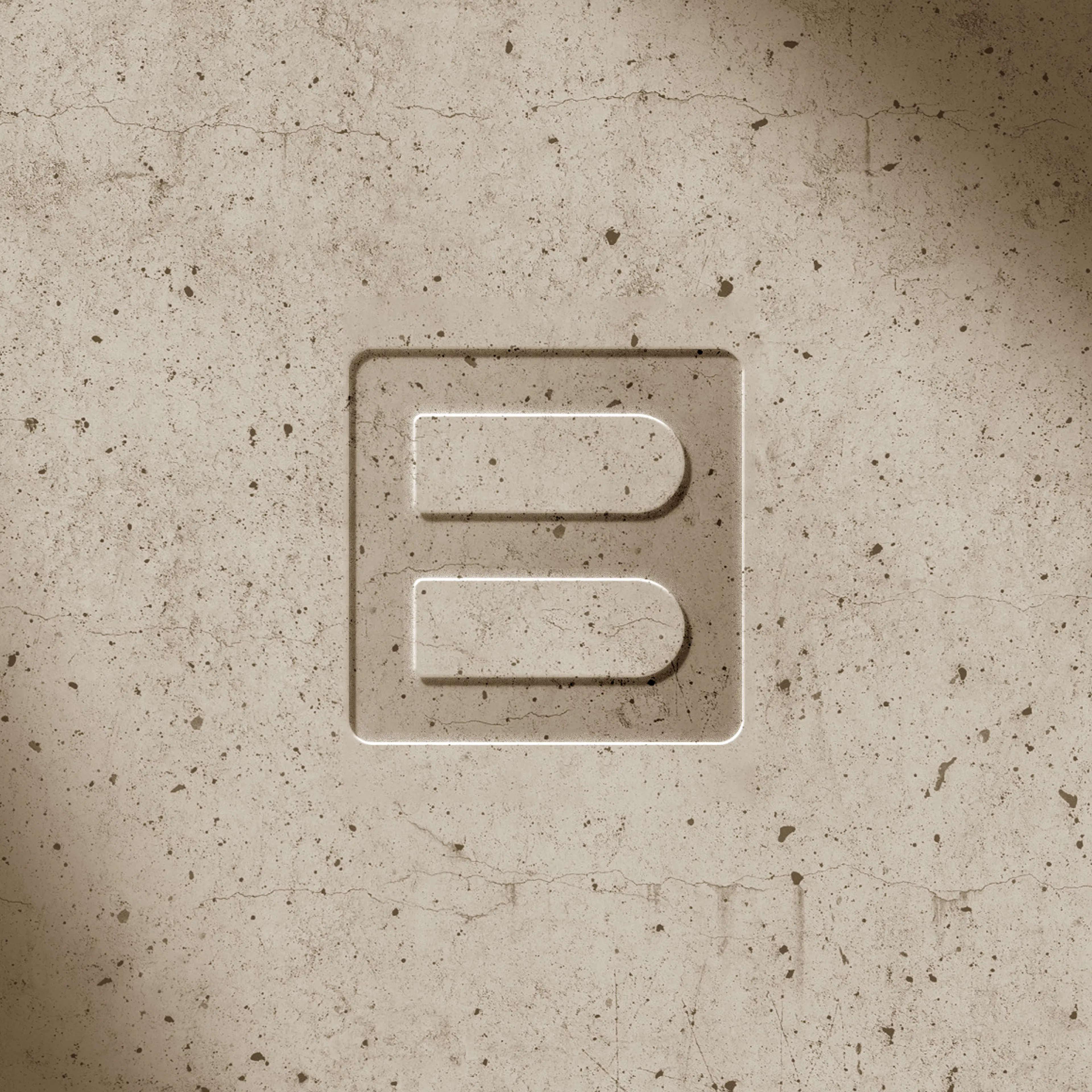 Biozeroc logo on concrete