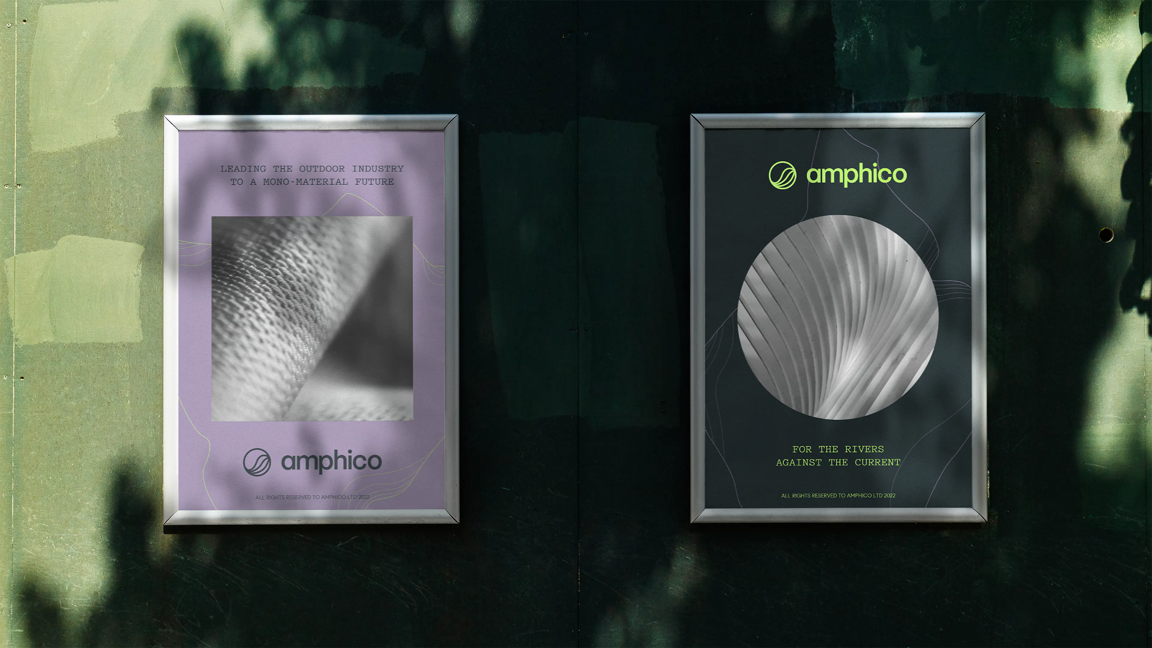 Amphico out-of-home poster by HOW+HOW