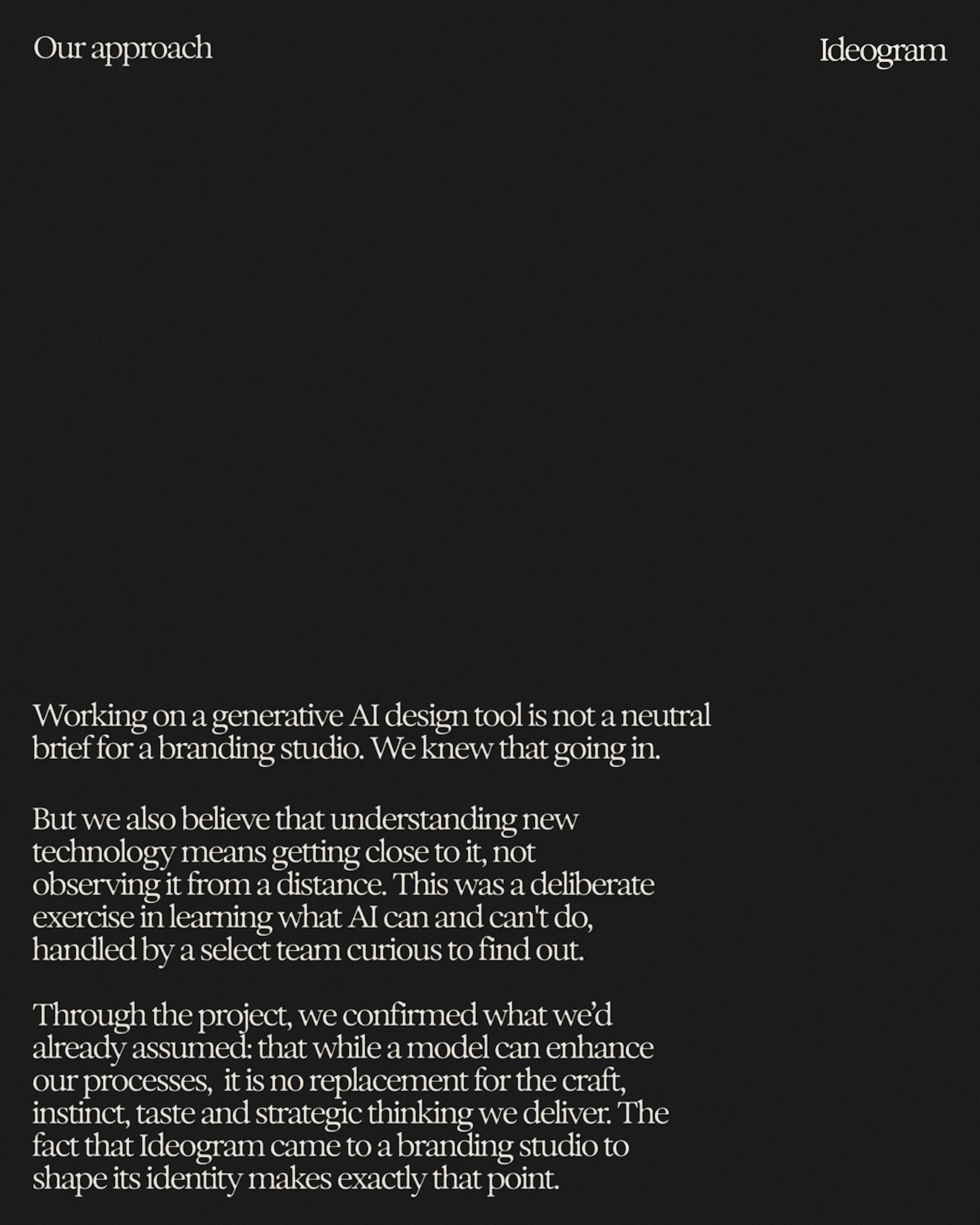 Image of Ideogram manifesto by HOW+HOW