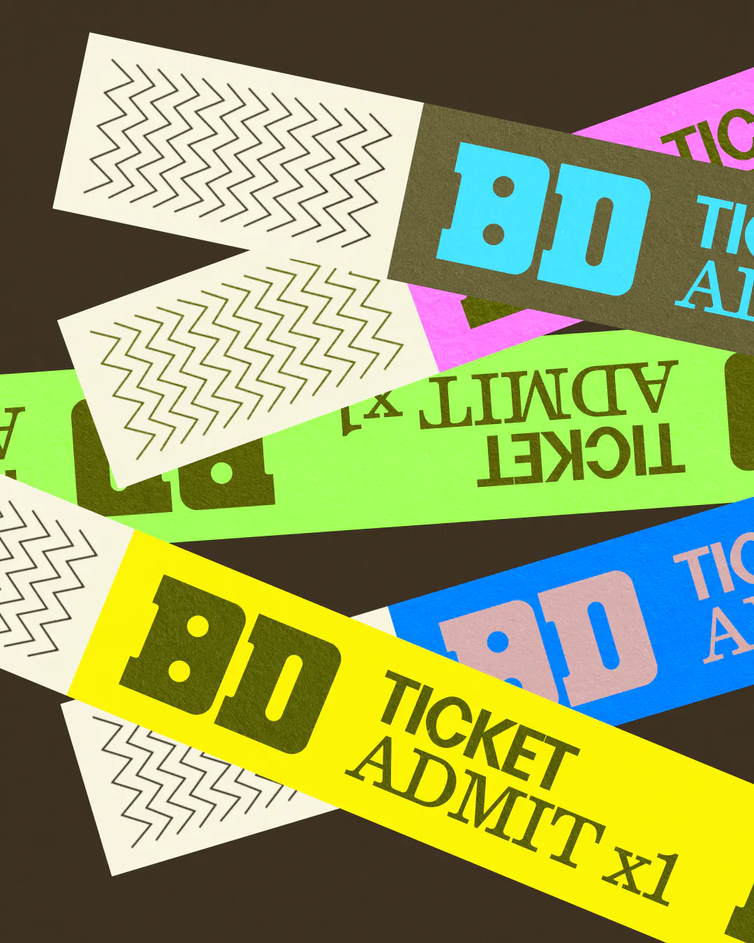 Wrist band tickets for Bristol Dockyards by HOW+HOW