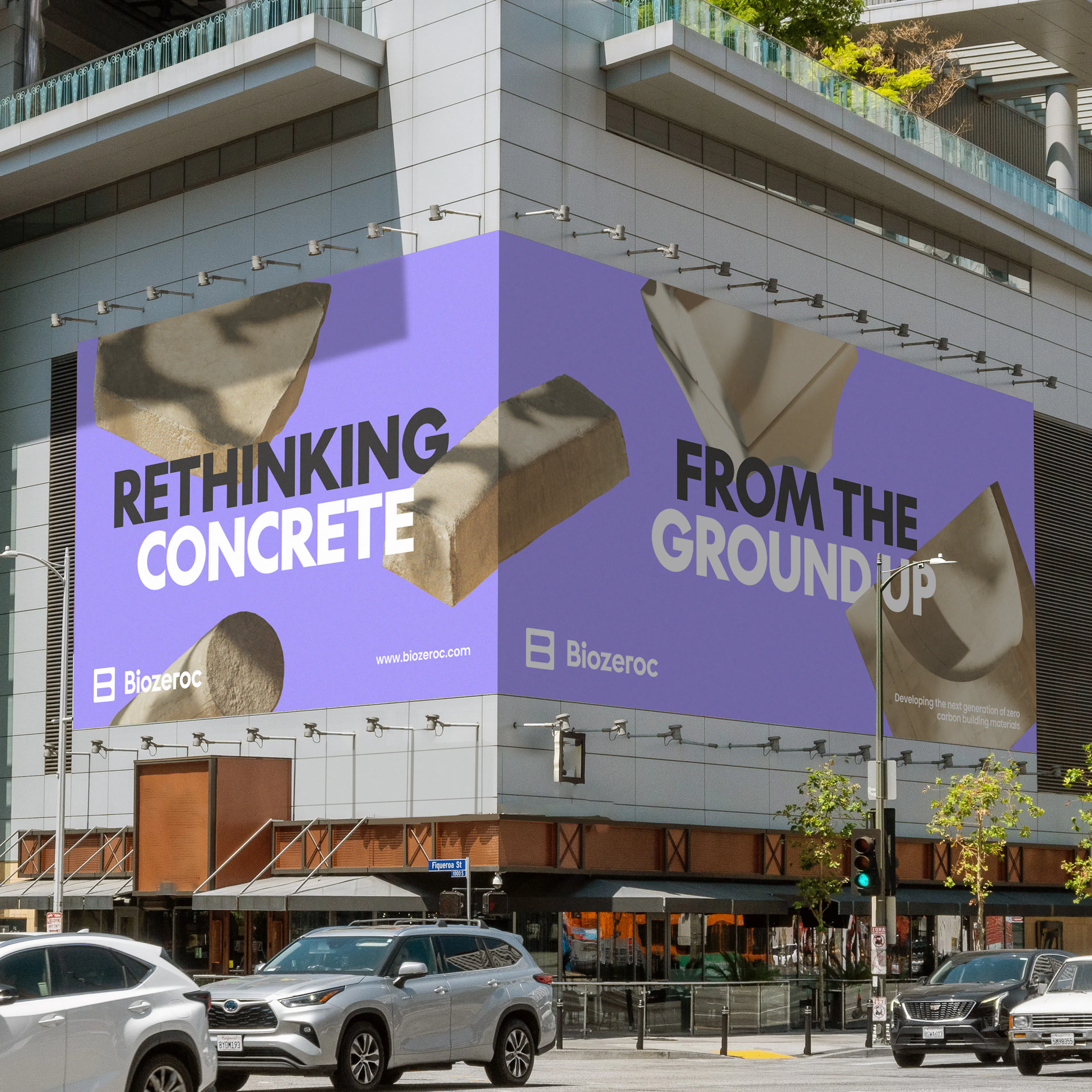 Biozeroc out-of-home advertising