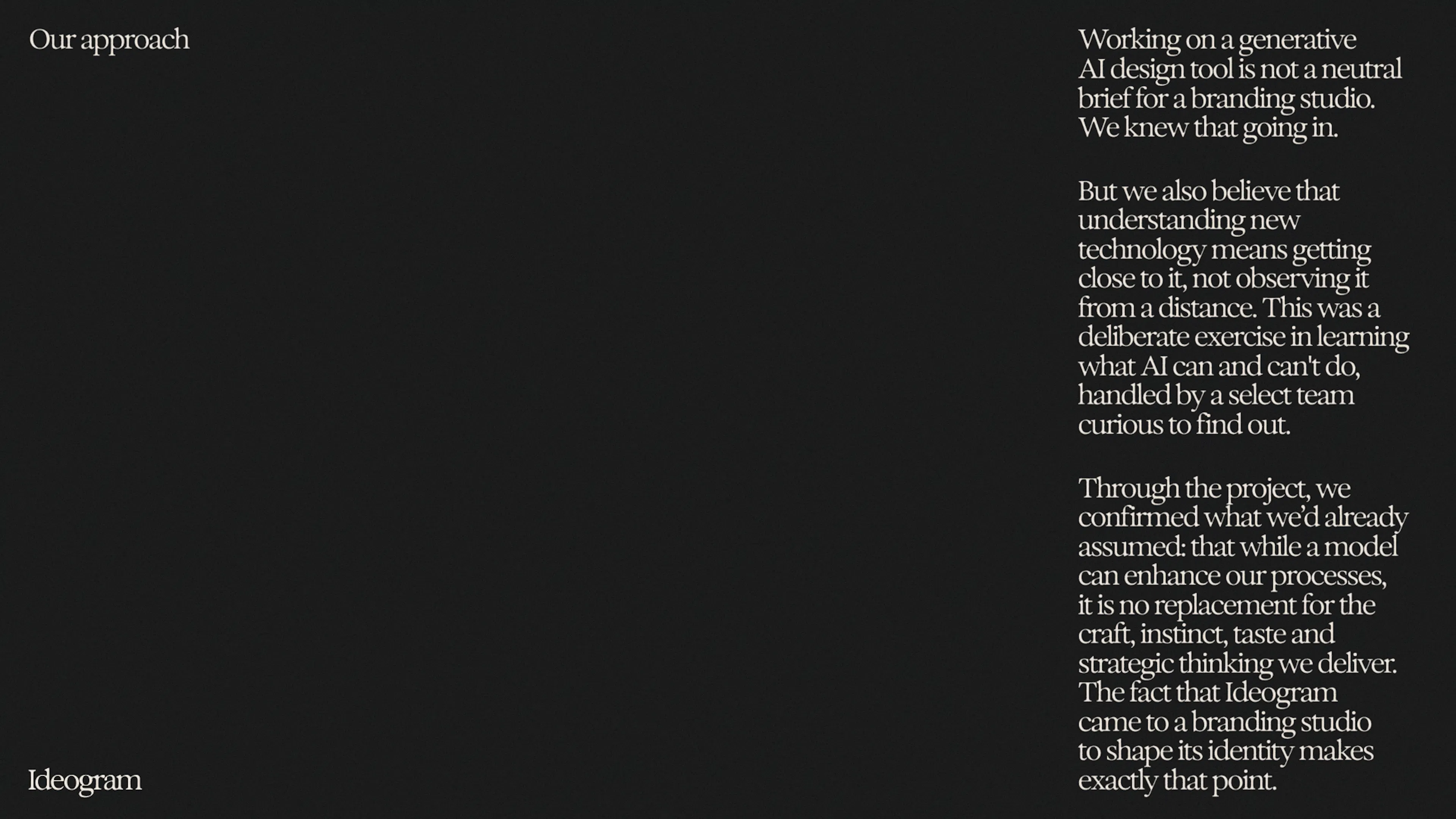 Image of Ideogram manifesto by HOW+HOW