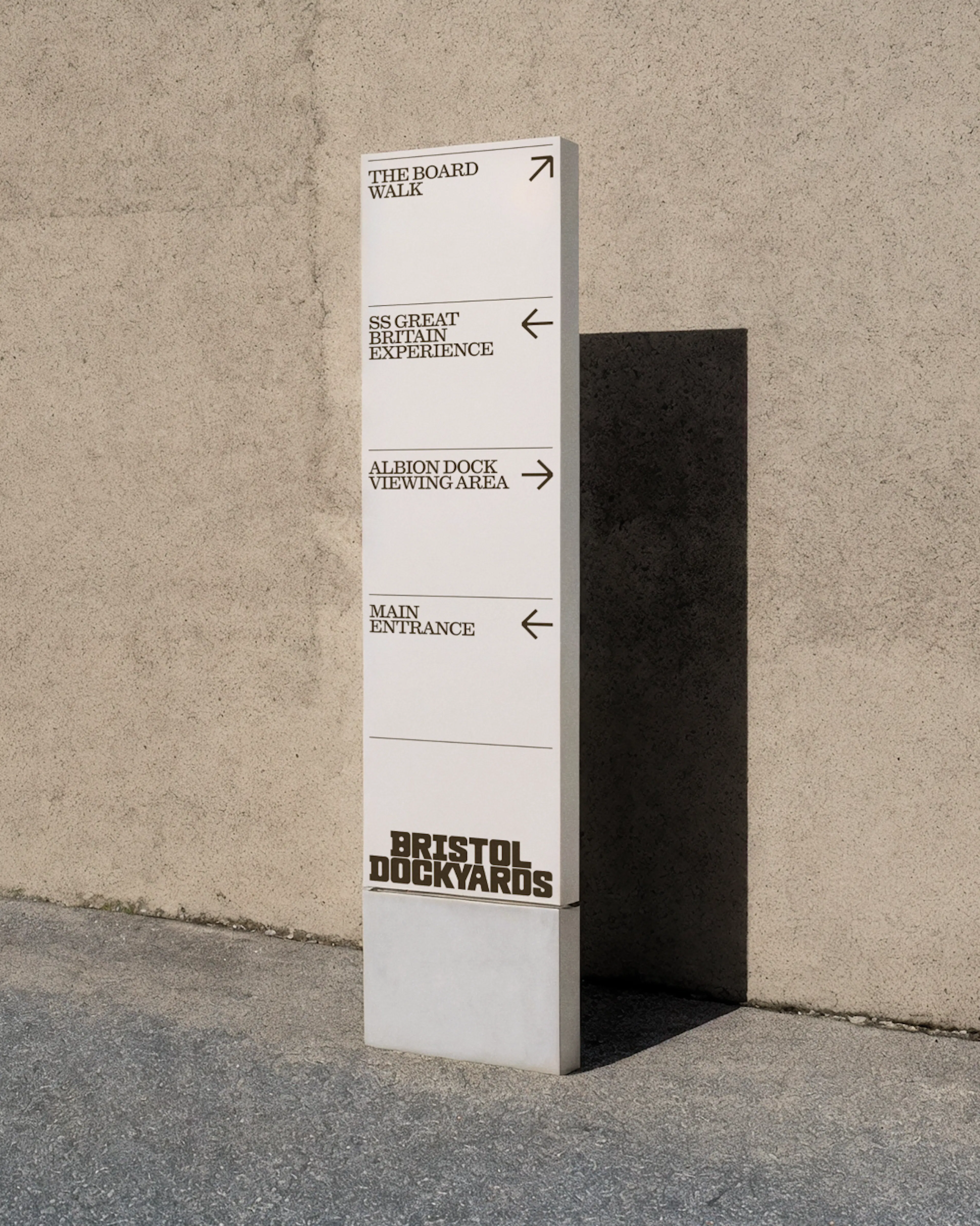 Signage for Bristol Dockyards outside