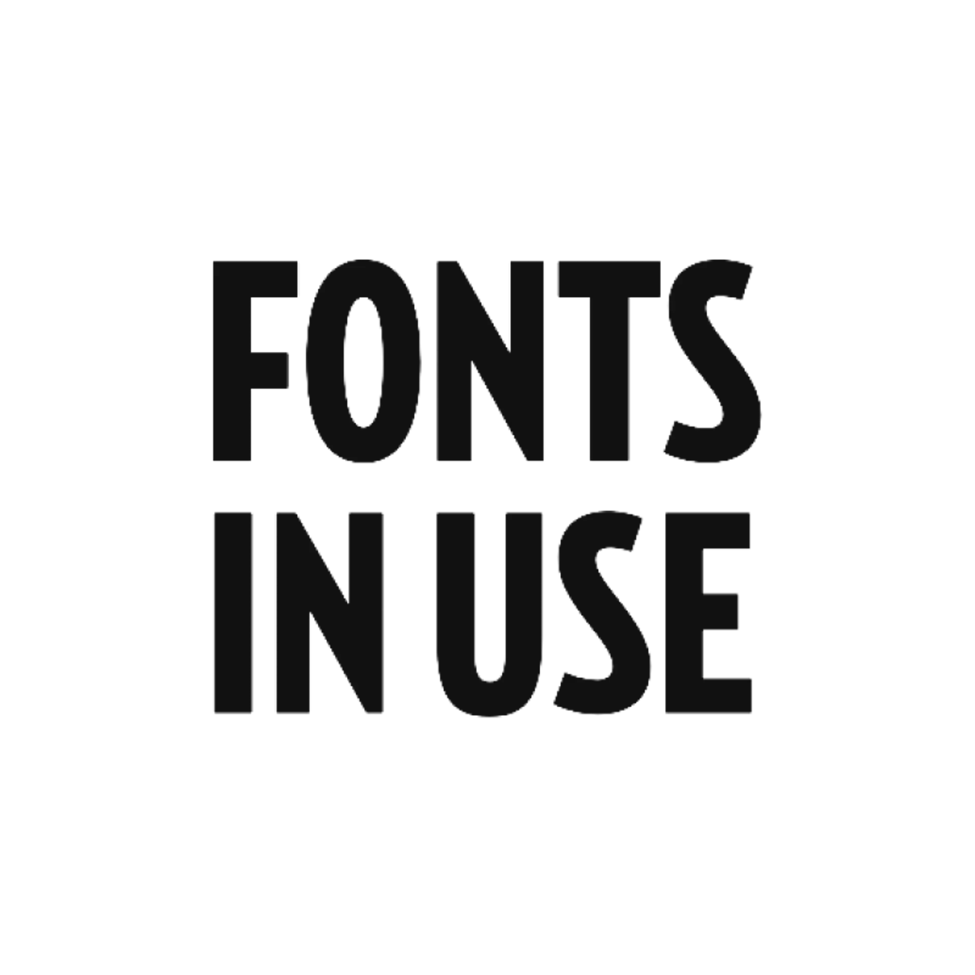 Fonts in Use logo