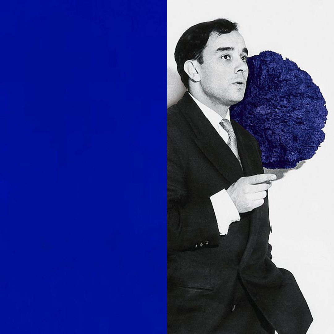 yves klein blue dress