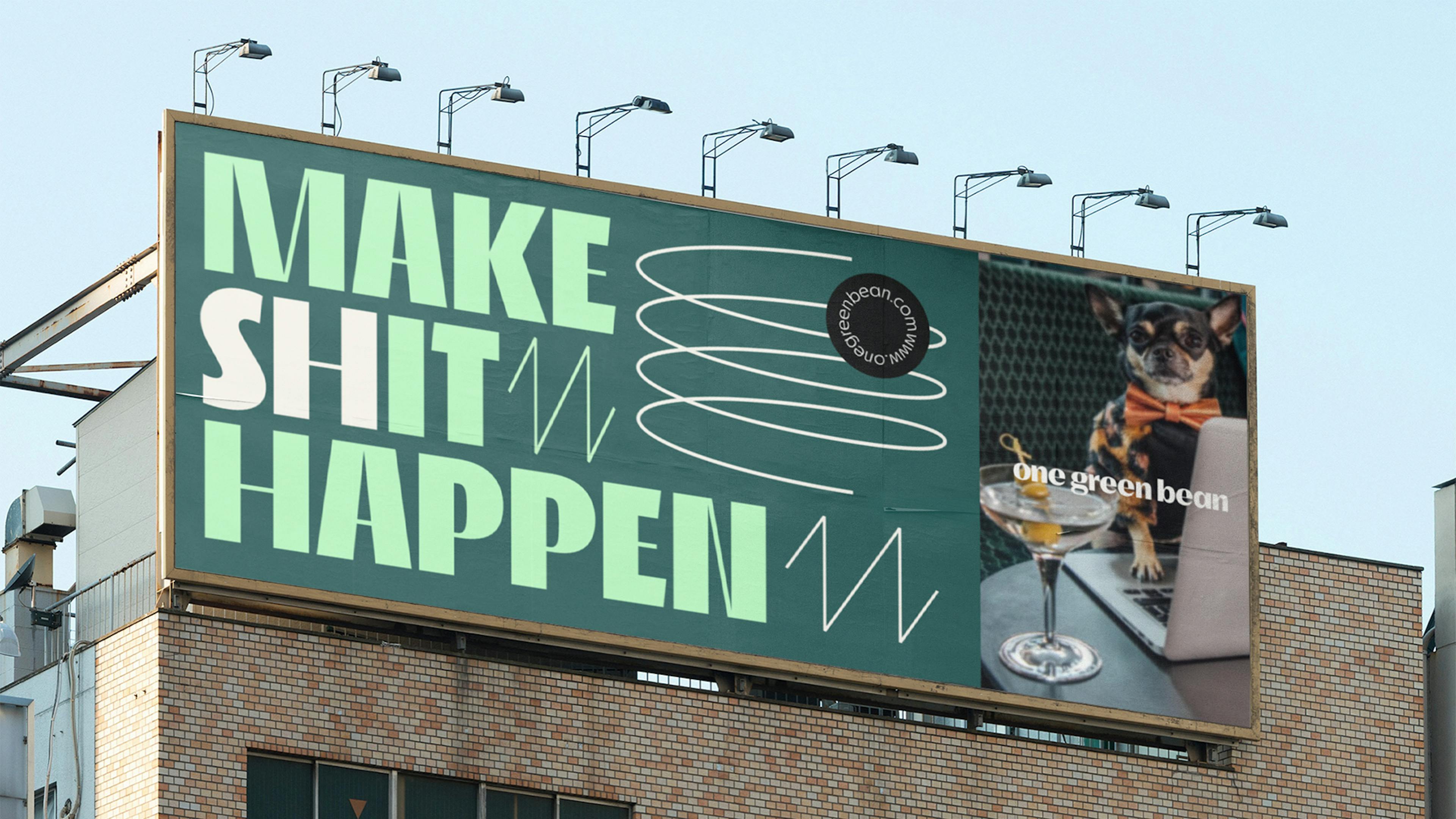 One Green Bean Billboard