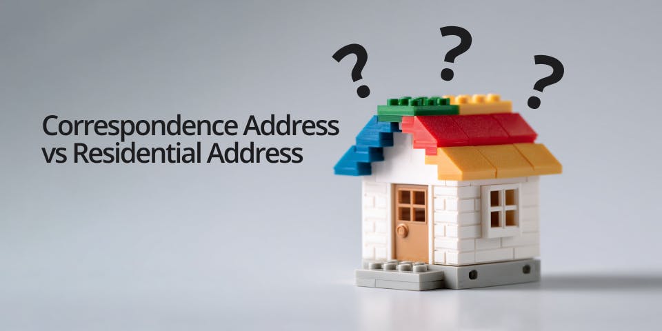 Correspondence Address vs Residential Address blog image
