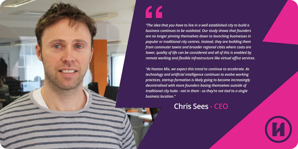 Chris See, CEO, comments on the rise of the commuter belt founder.