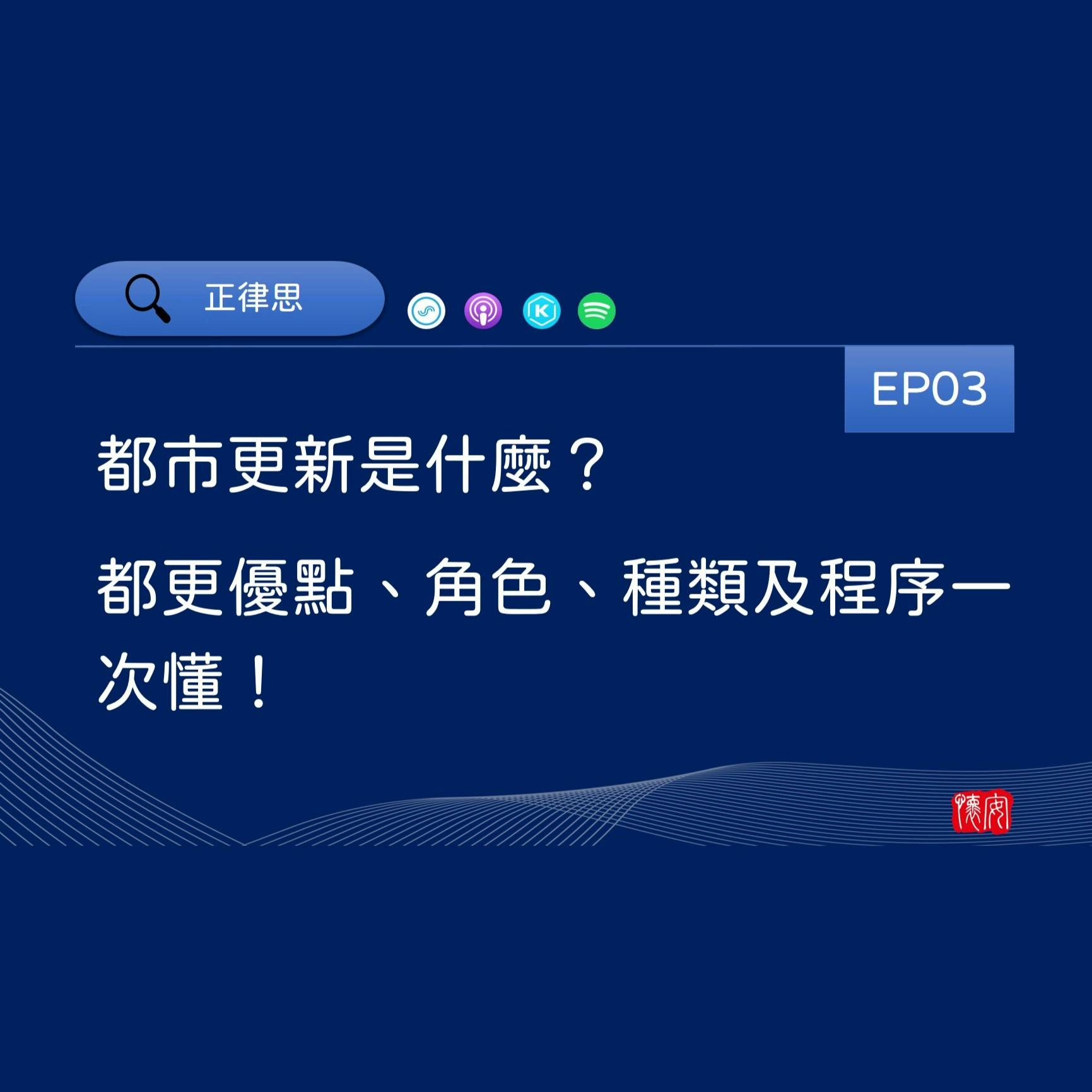 都市更新是什麼？|《正律思》第3集音檔逐字稿