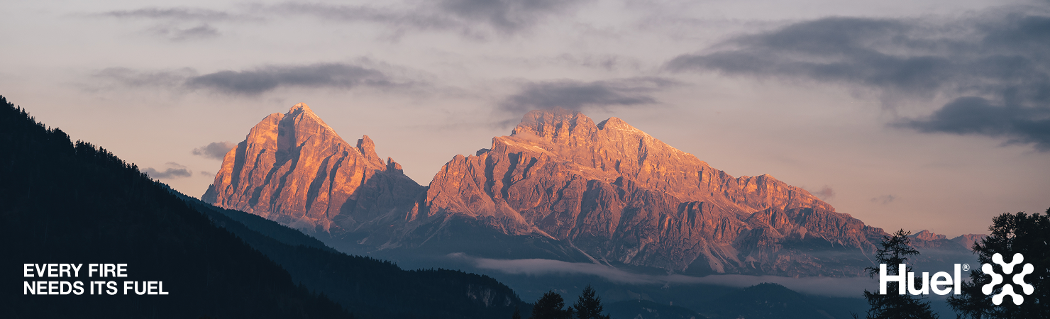 Mountain landscape that says, every fire needs its fuel.