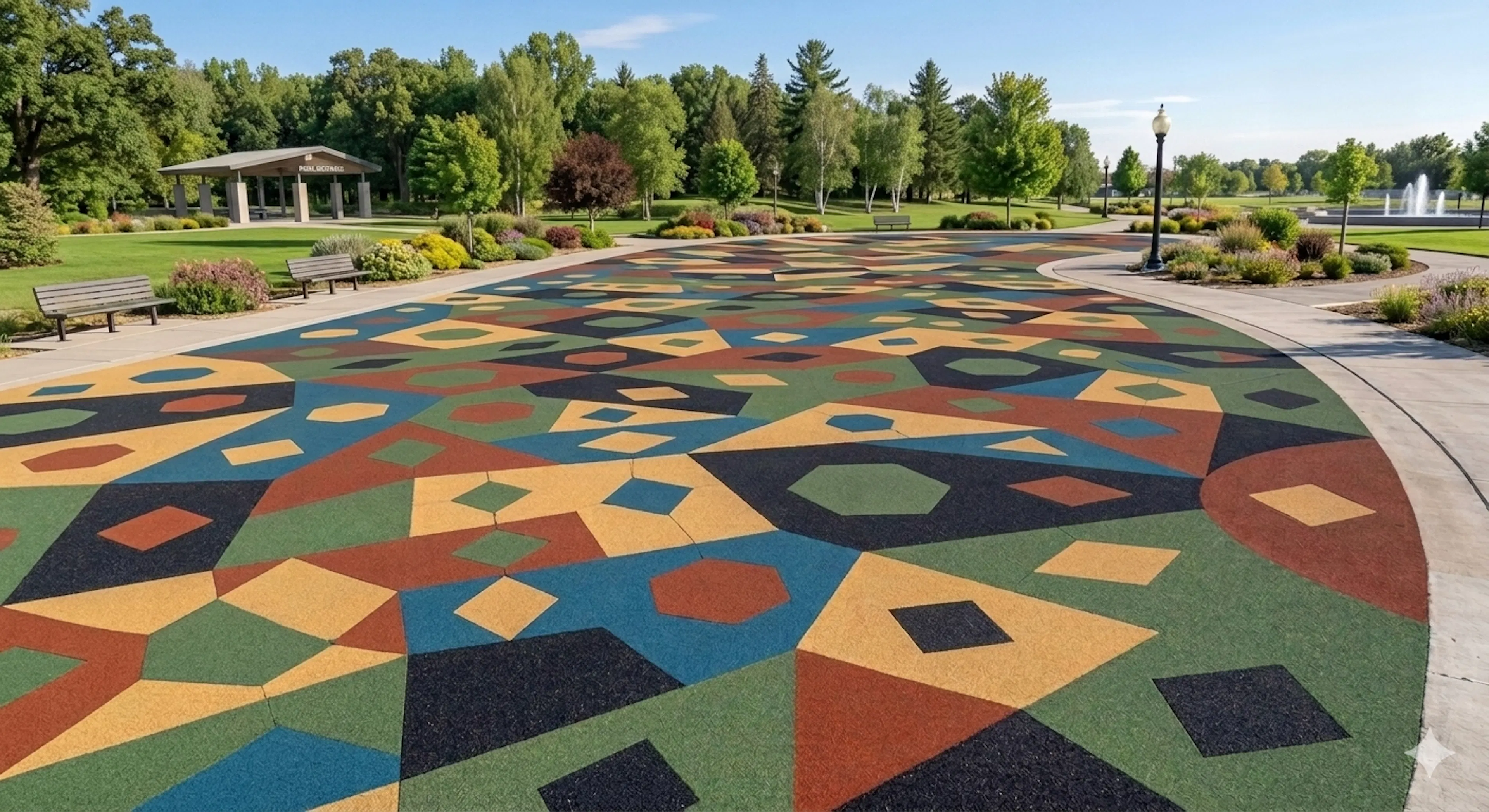 Hugo Play Safety EPDM Flooring