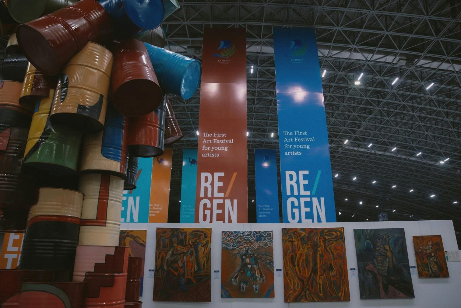 Installations at Re/Generation Art Fest, Tashkent, September 2024