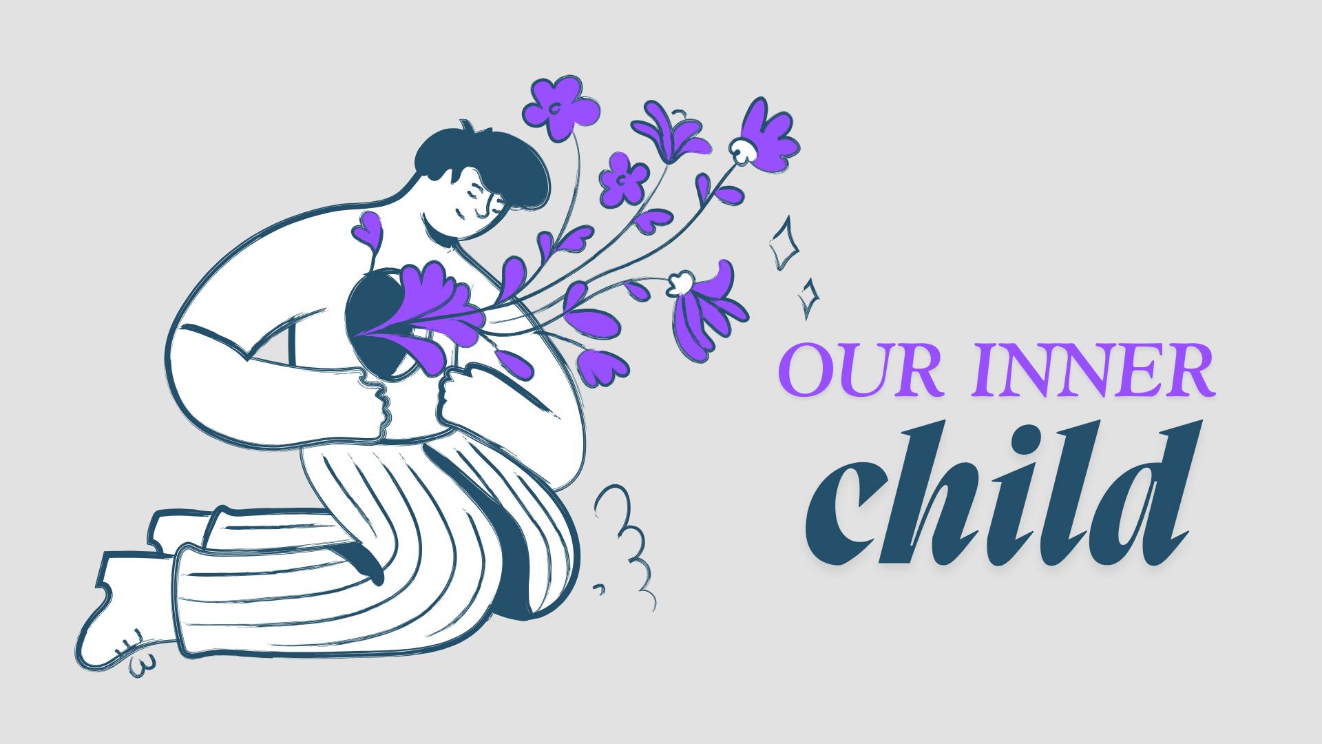 a man with flowers coming out of his chest