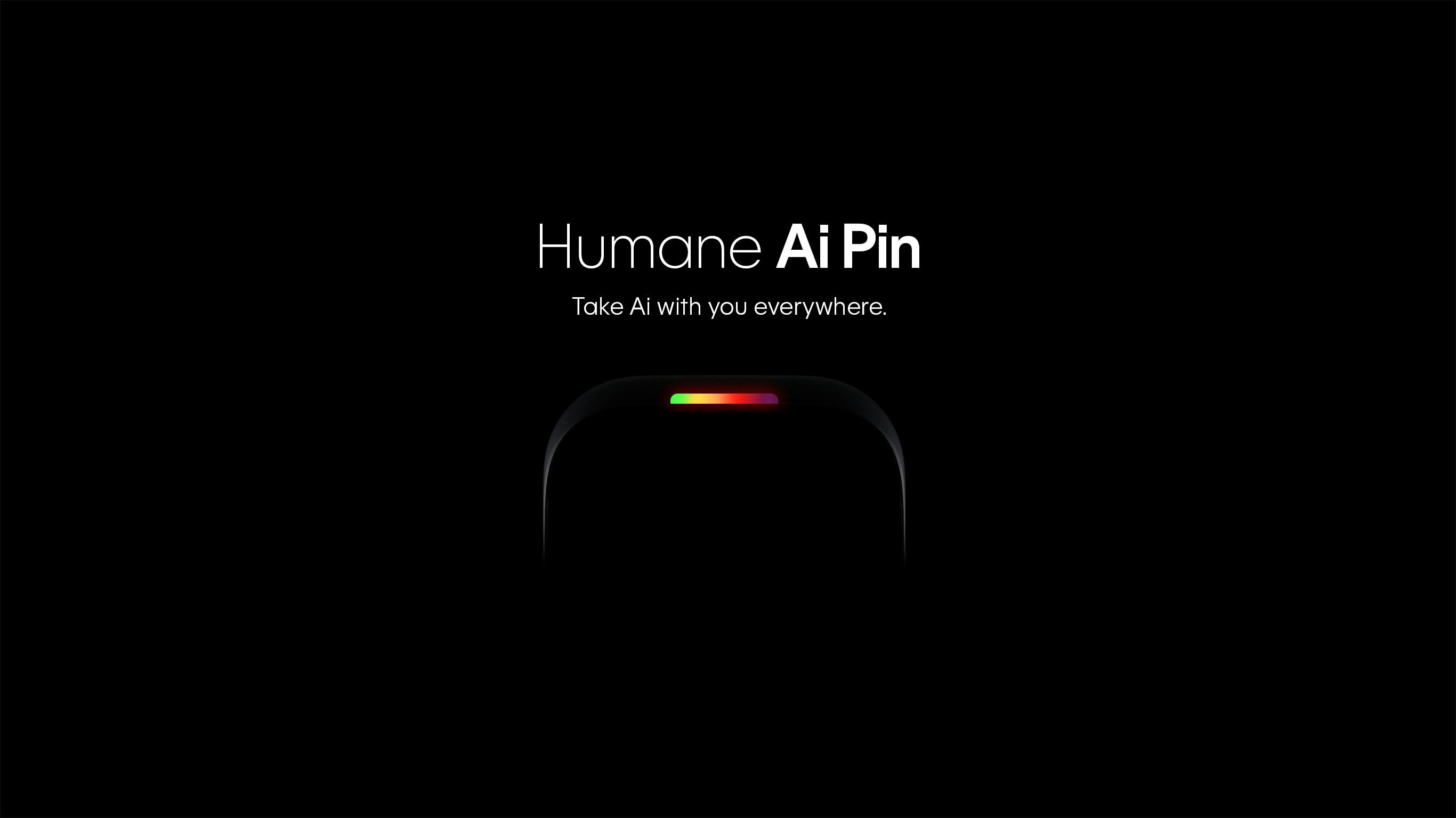 Humane reveals the name of first device, the Humane Ai Pin.