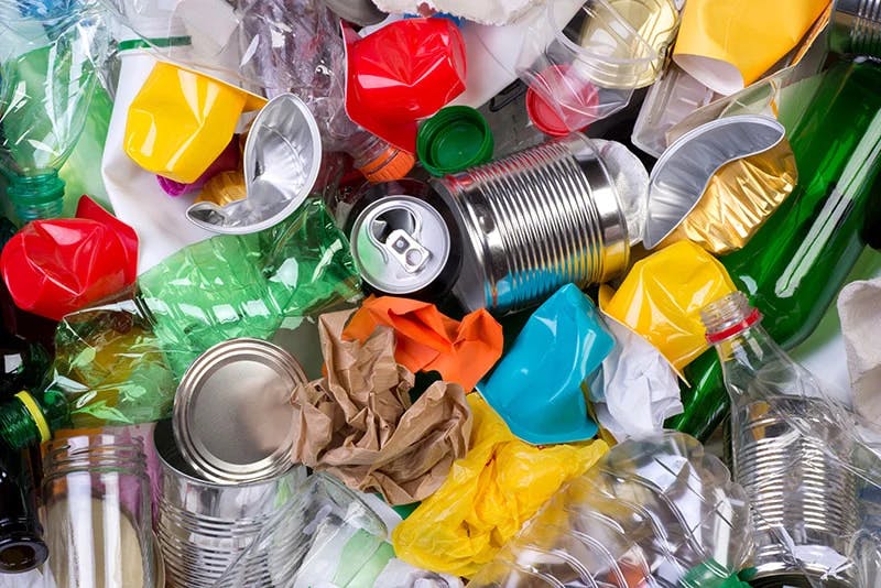 Dry mixed recycling