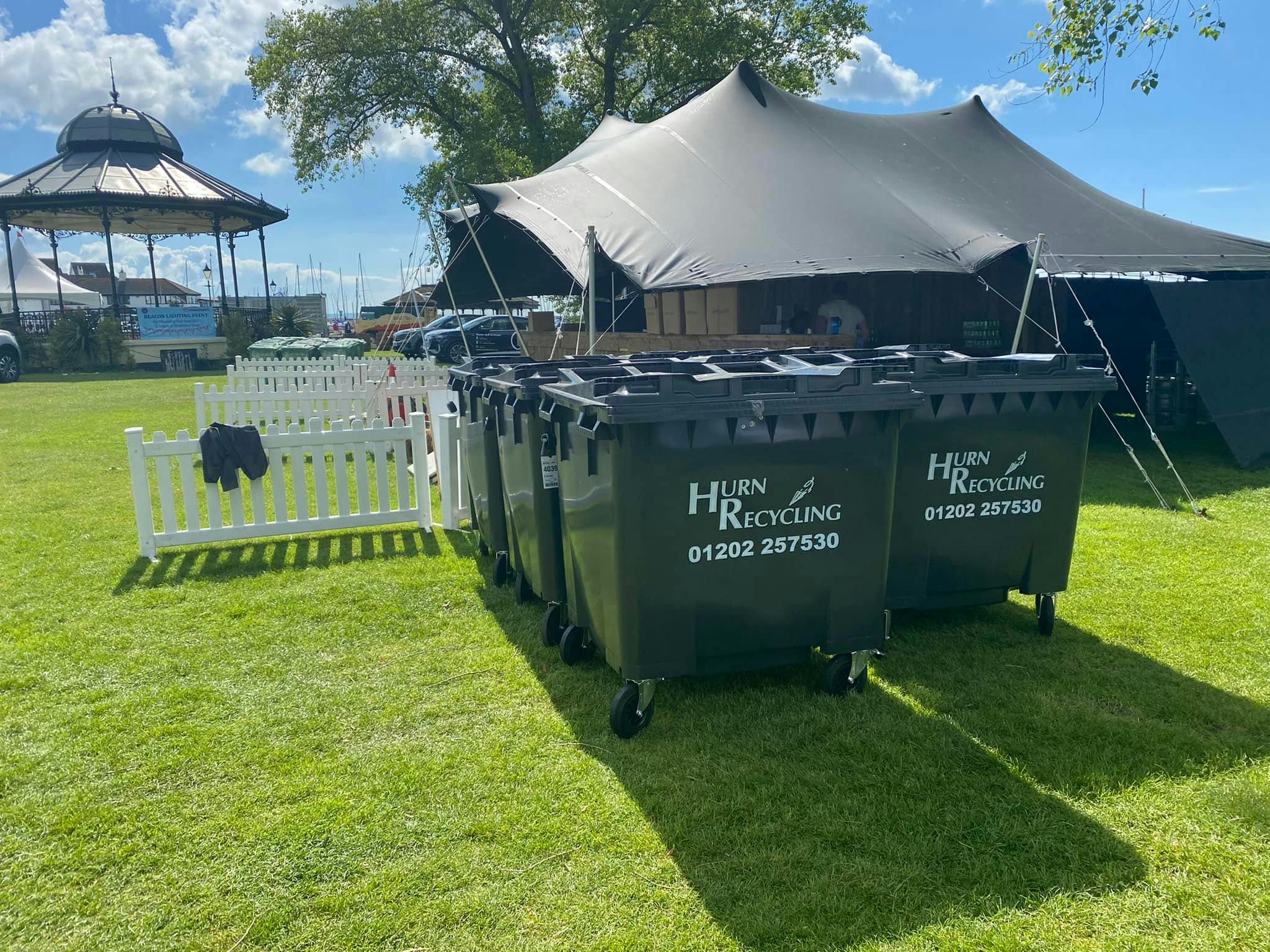 waste rubbish at events