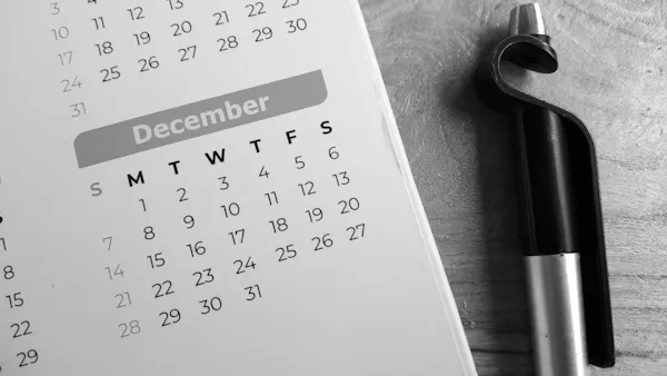 Kalender en pen
