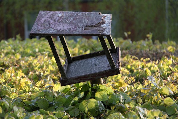 Scheve houten constructie