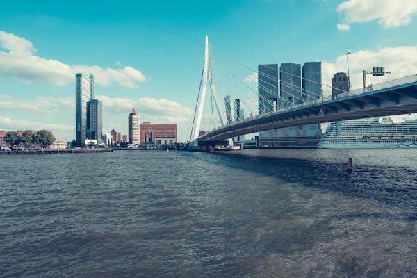 De Erasmusbrug en de Maas