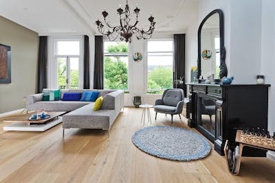 Amsterdamse woonkamer