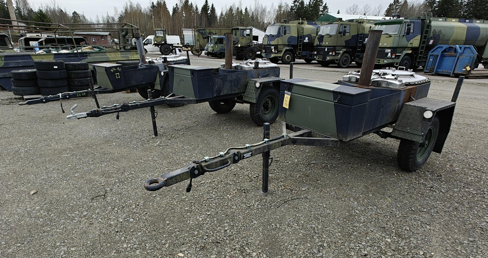 Puolustusvoimien käytössä olleita kenttäkeittimiä
