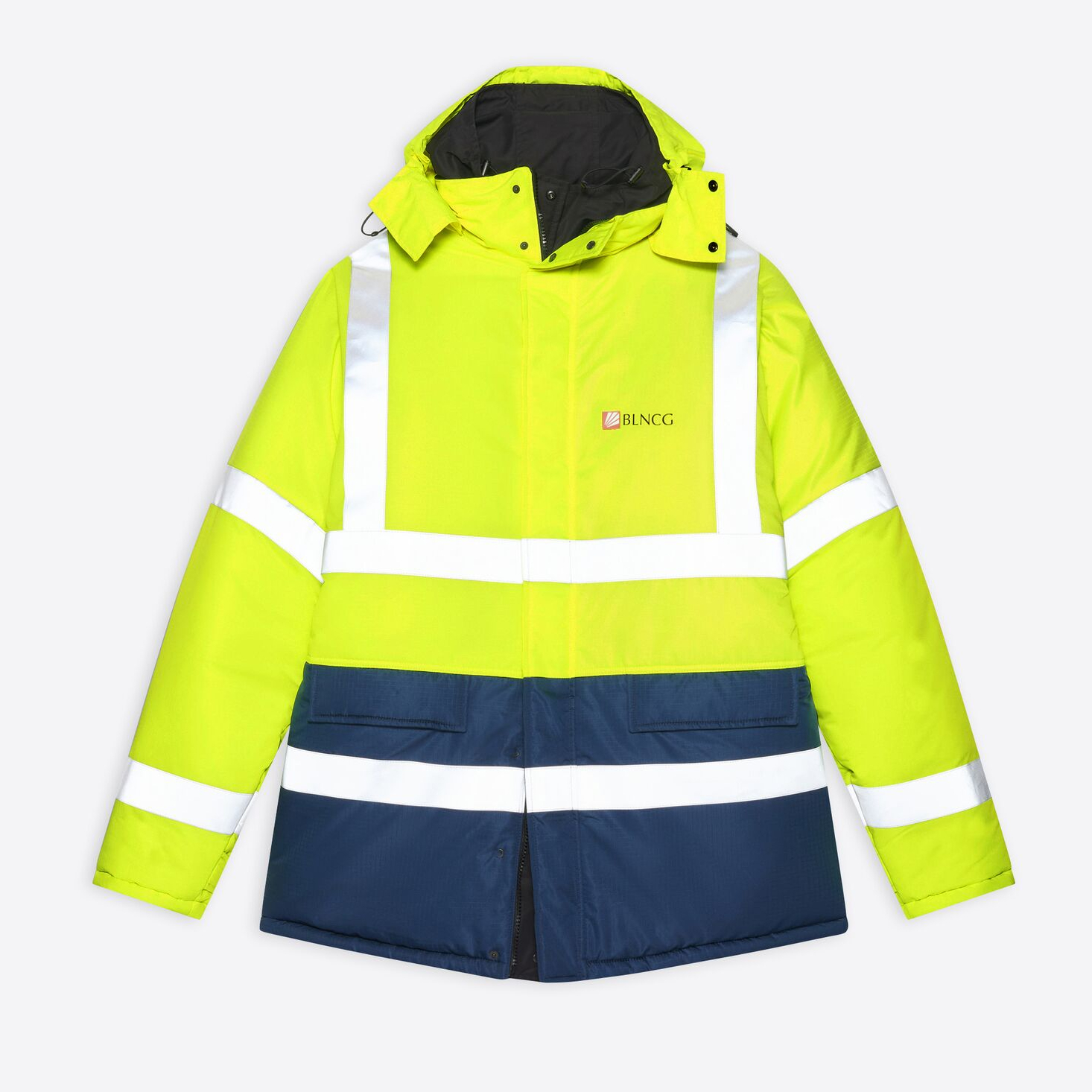 balenciaga hi vis coat