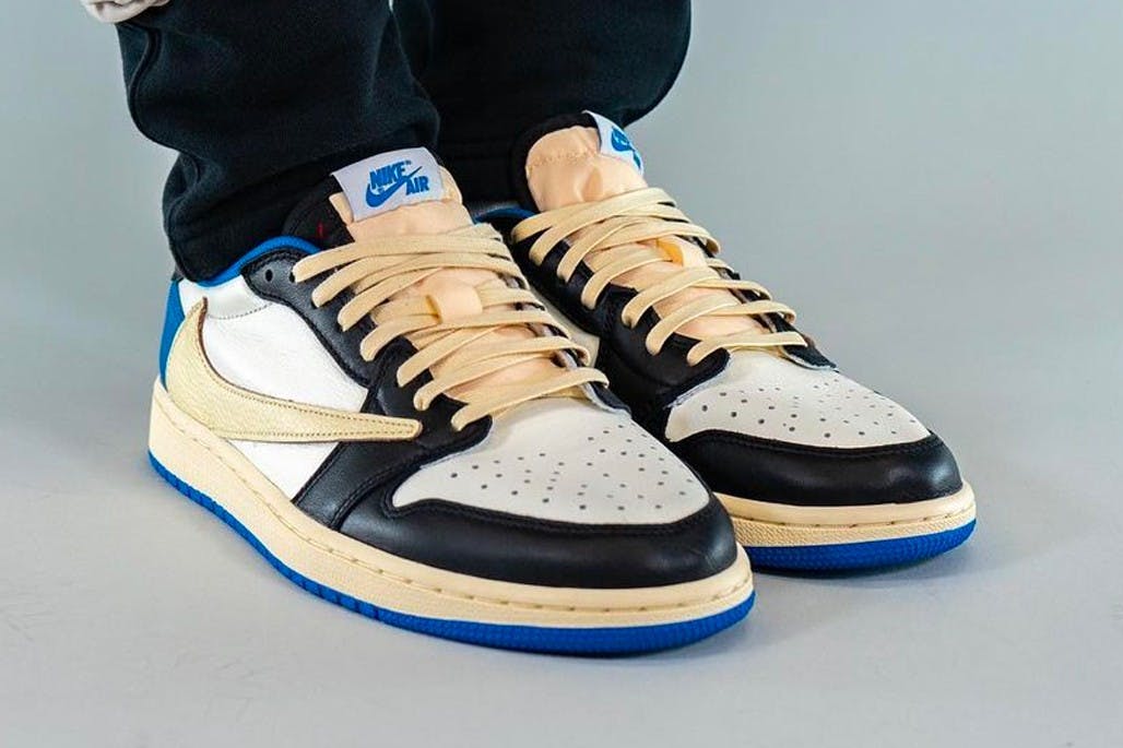 Check Out New Images Of The Travis Scott X Fragment X Air Jordan 1 Low Hybe Com