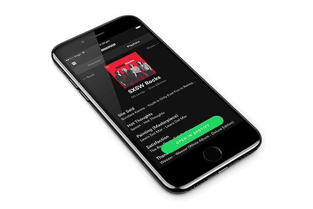 Spotify SXSW App