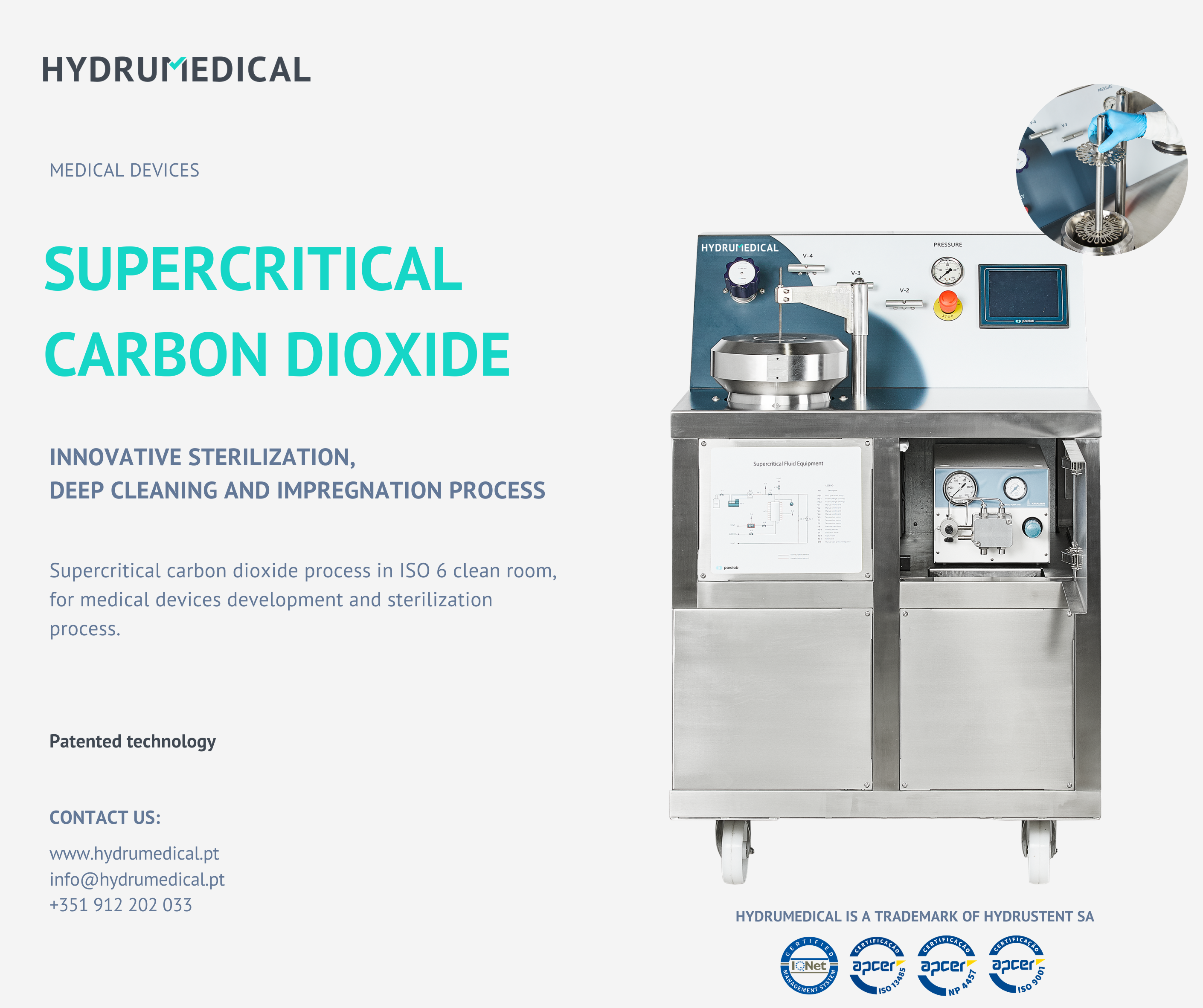 Supercritical Carbon Dioxide Technology In ISO 6 Cleanroom For Medical ...