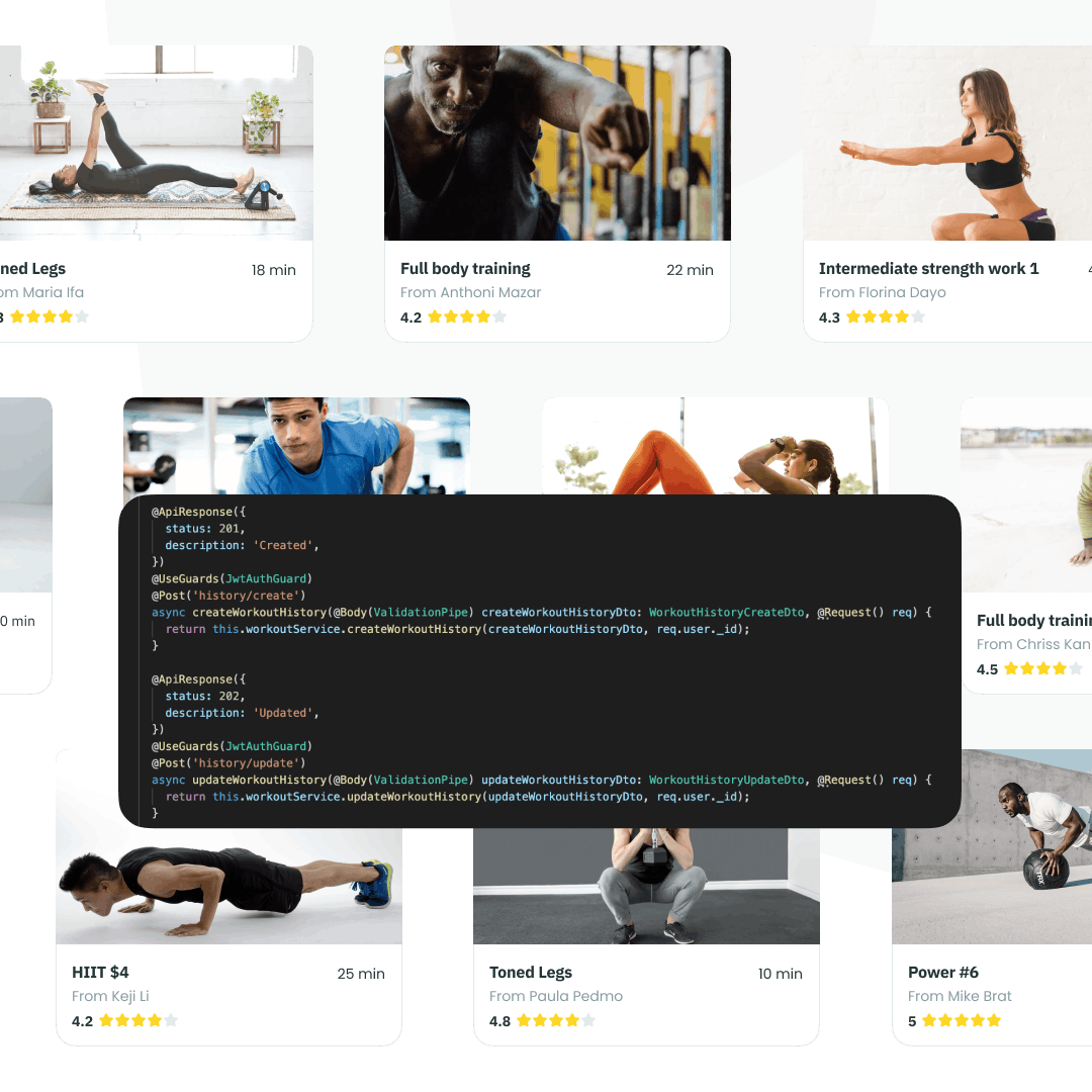 Hyperhuman Fitness API for Interactive Content