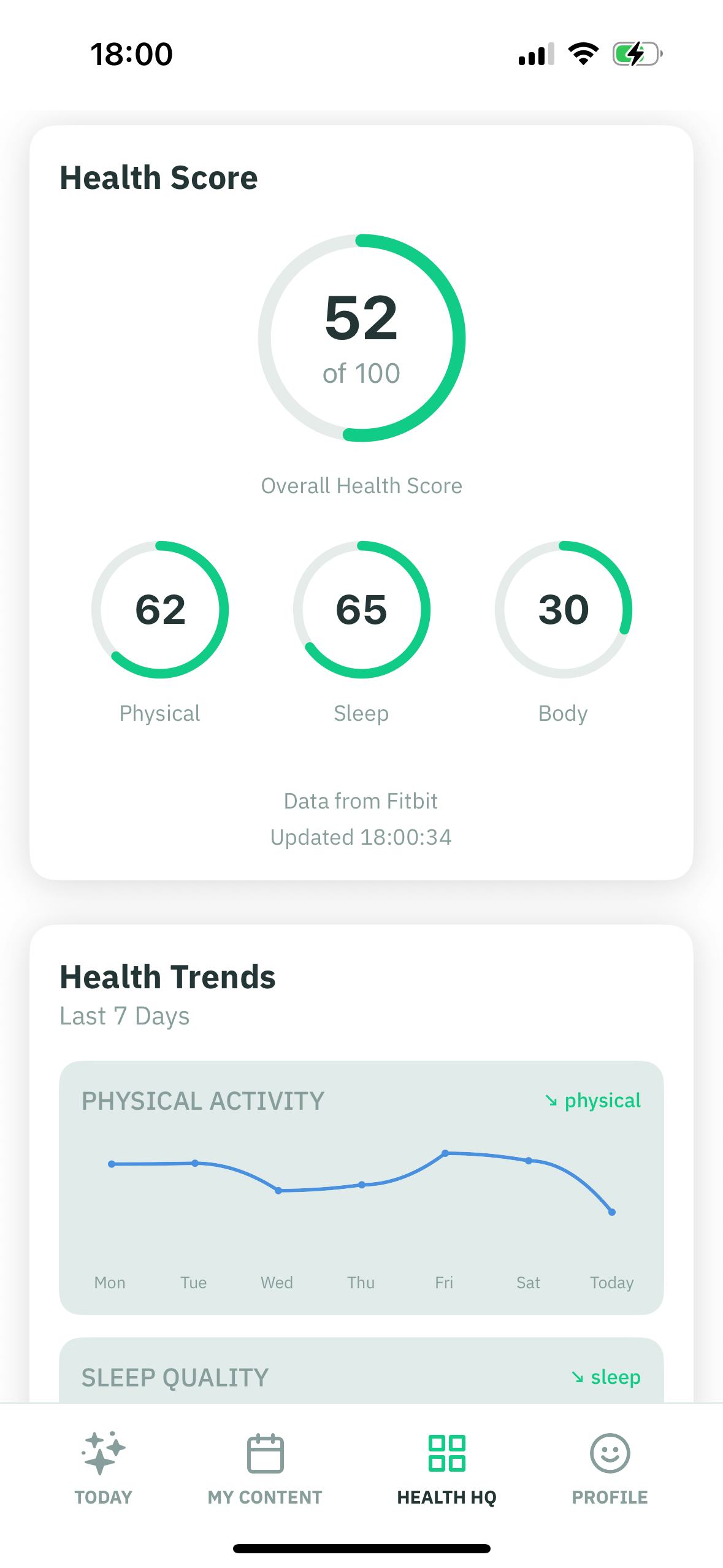 Health HQ Dashboard