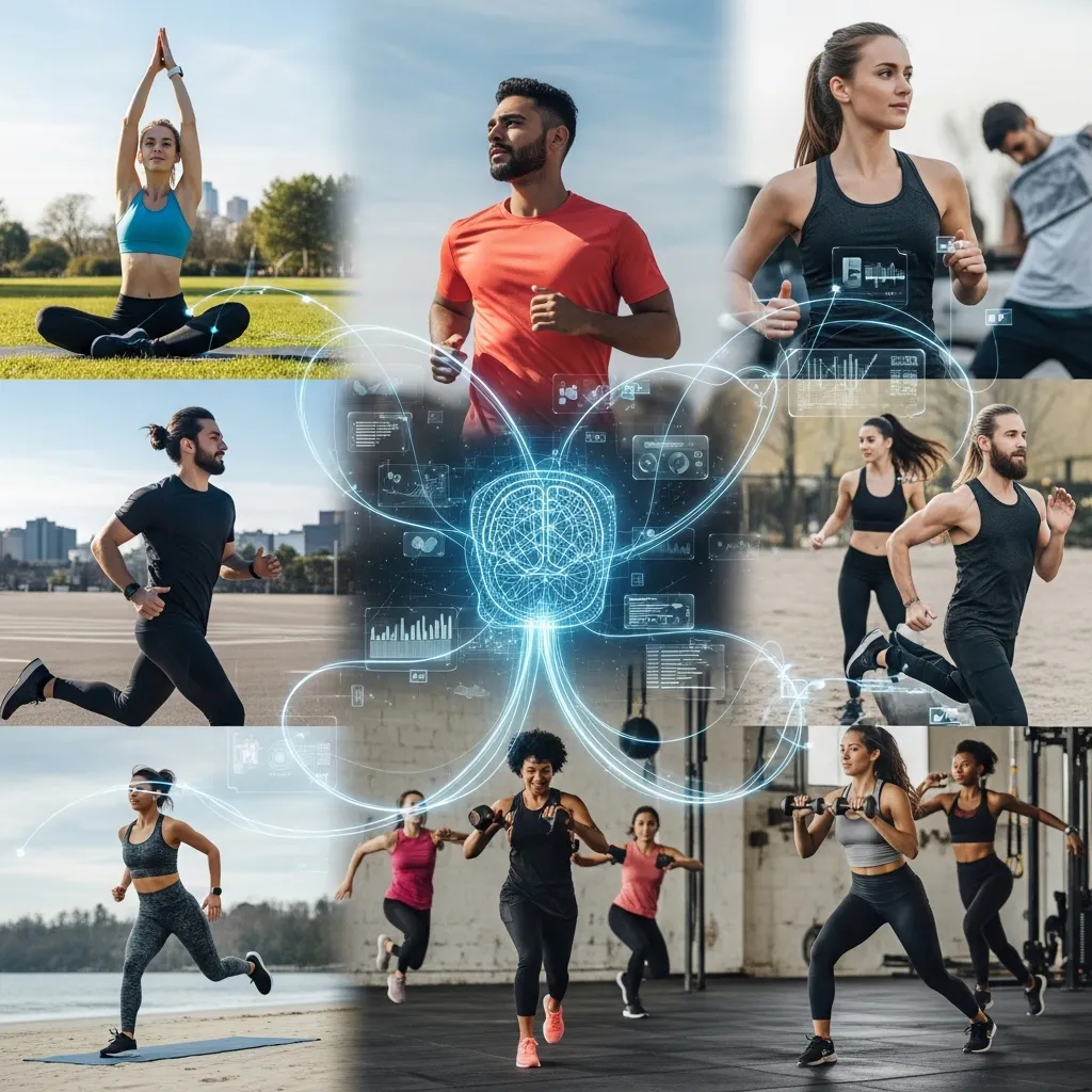 Use smart stock clips or your own videos to build a reusable exercise library.