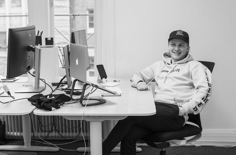 Jonathan on internship