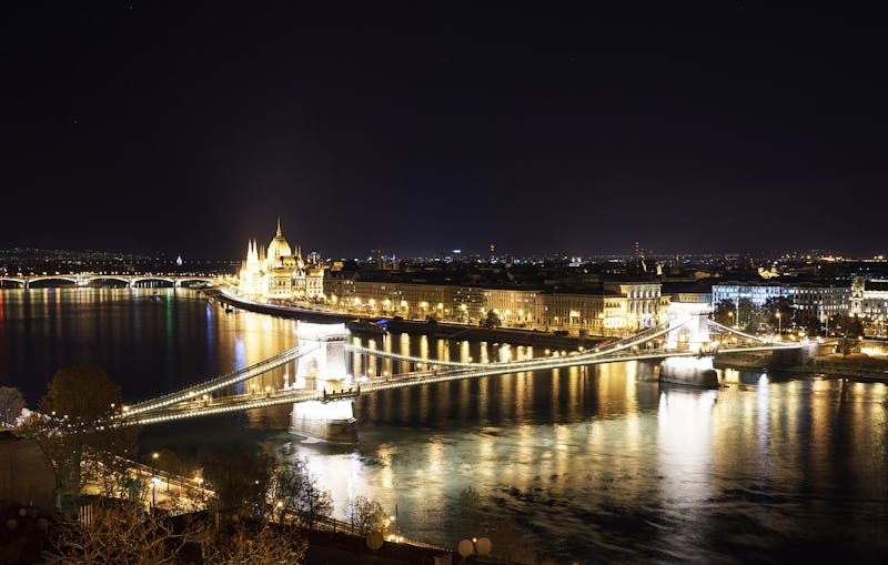Budapest night landscape