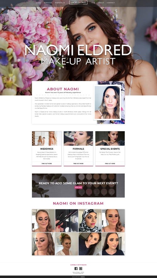 Naomi Eldred - Makeup Artist V2 screenshot