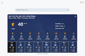 Build a Weather Application Using React | Article | Blog
