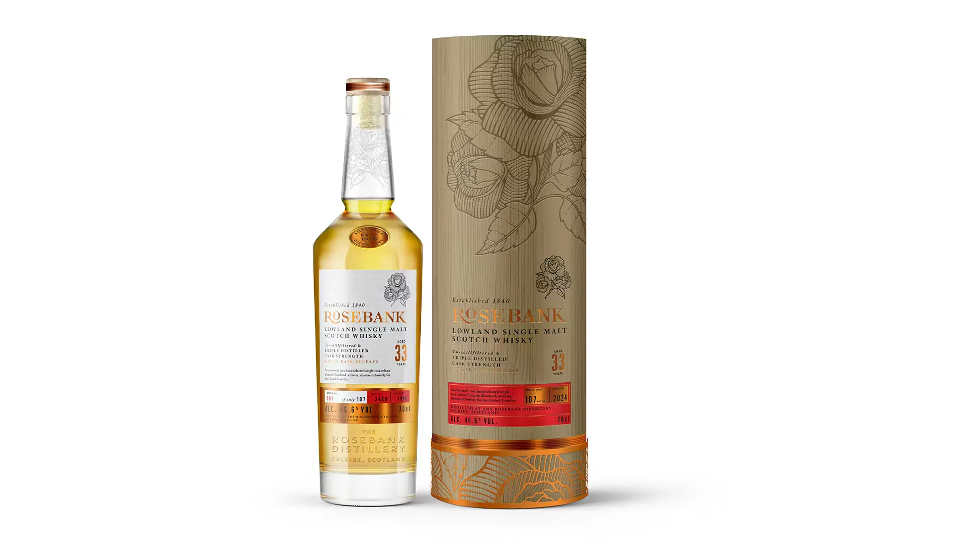 Rosebank Distillery introduces an extremely rare single cask from