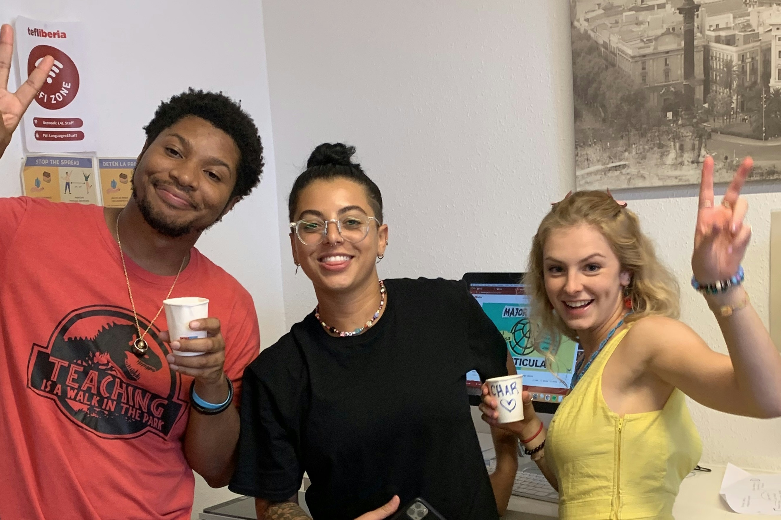 Theo, Myriam, Charlotte