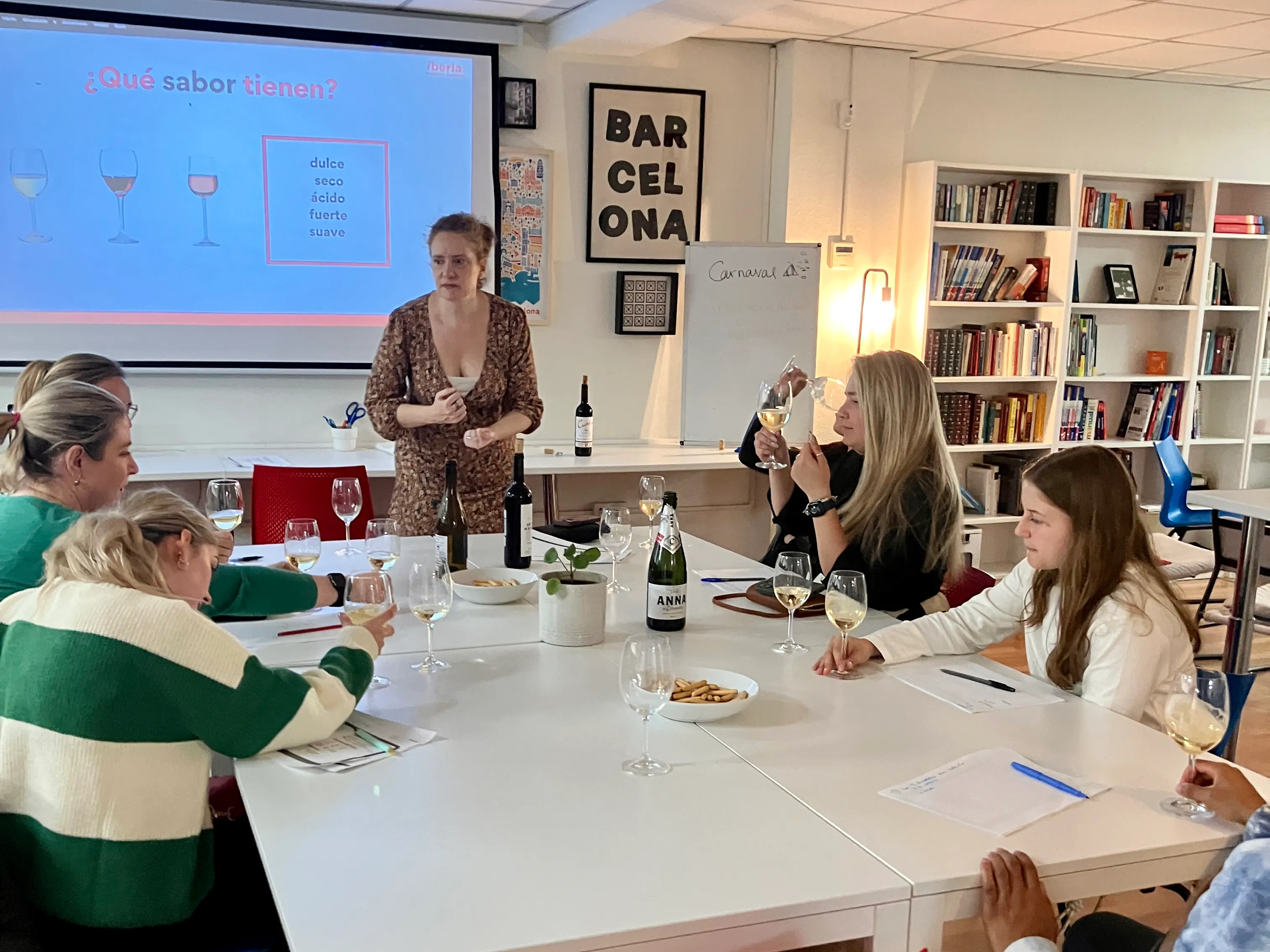 A wine tasting at ILA Barcelona